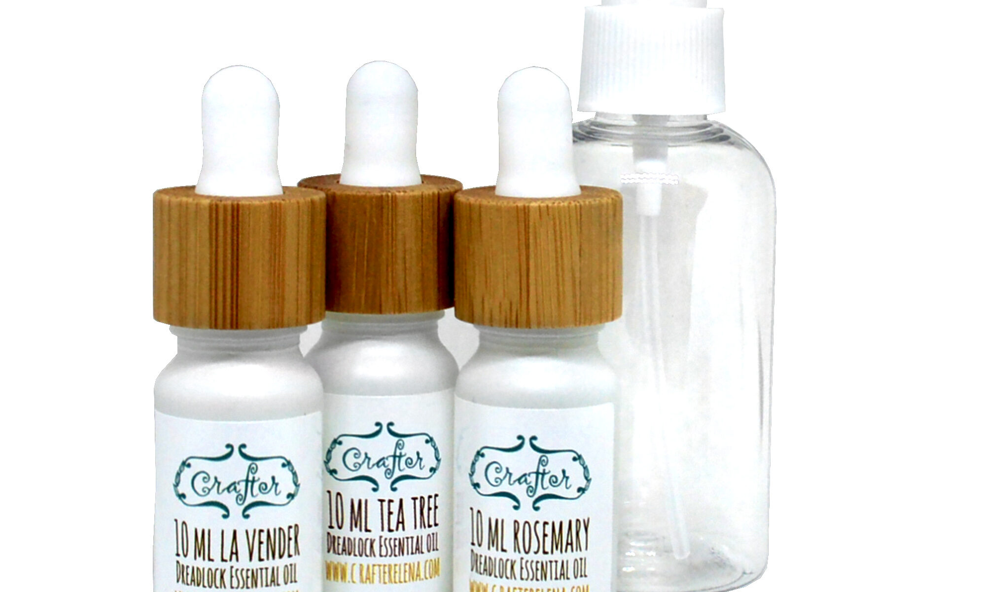 dreadlock care spray mix oils & spray bottle