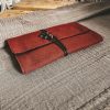 red tobacco pouch