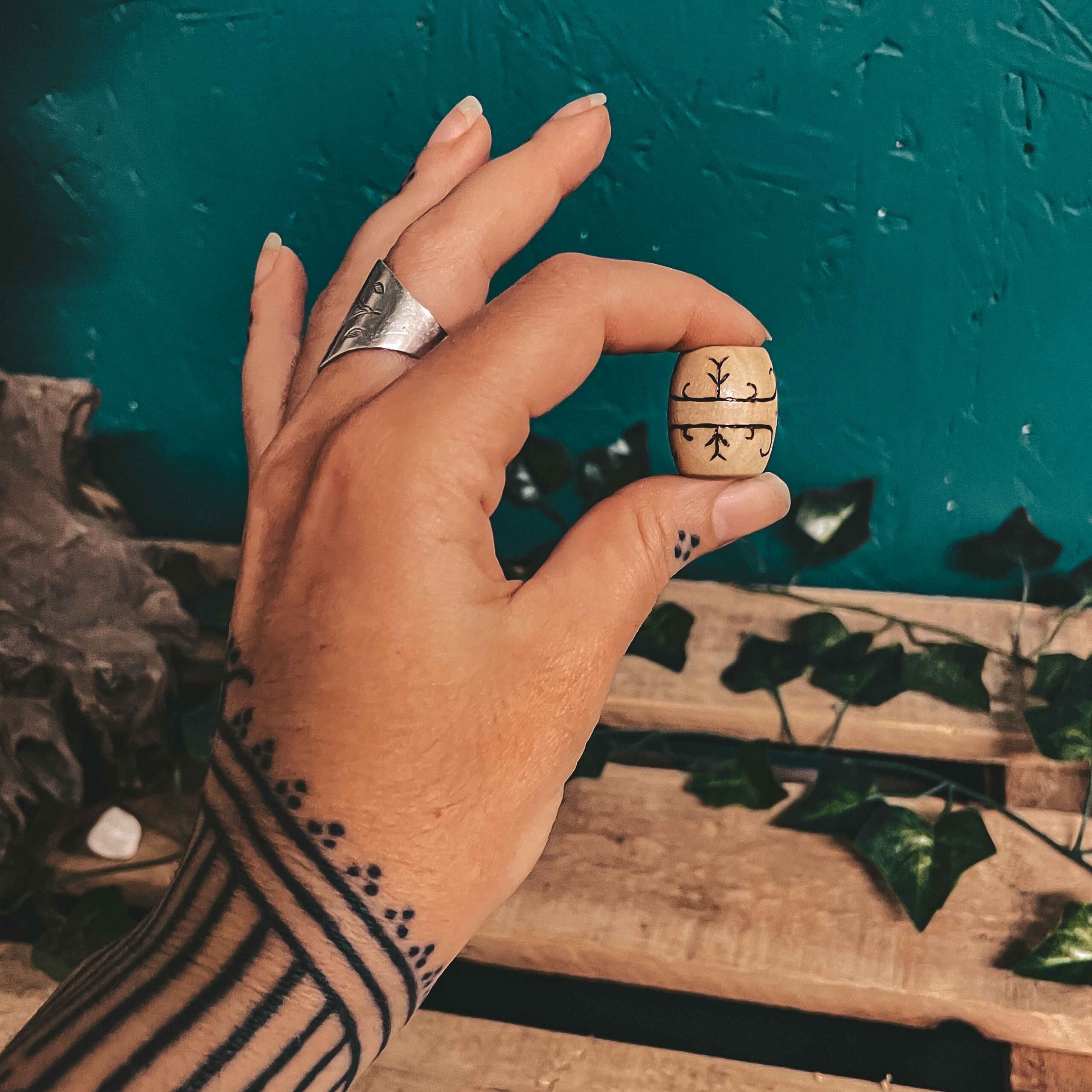 tribal big hole 12mm dreadlock bead tribal big hole 12mm dreadlock bead