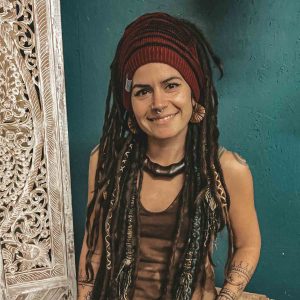 Red Beanie Bandana Striped