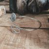 arm cuff spiral bracelet