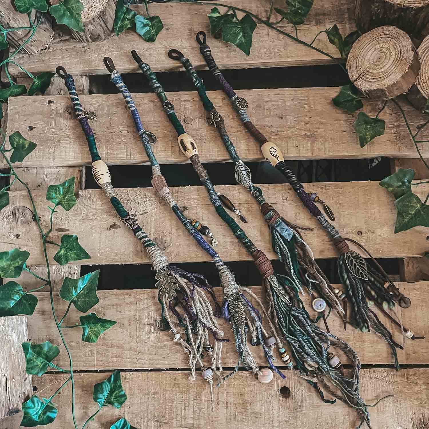 Deep Forest Dreadlock Hair Wrap